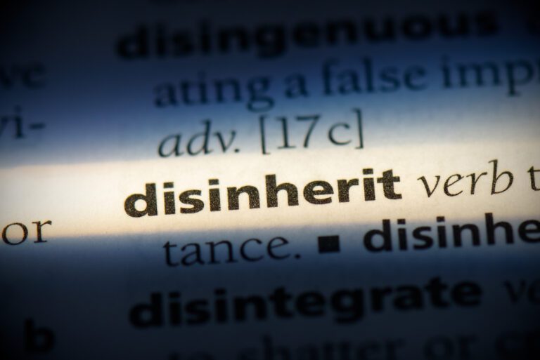 What You Should Know About Disinheriting a Family Member